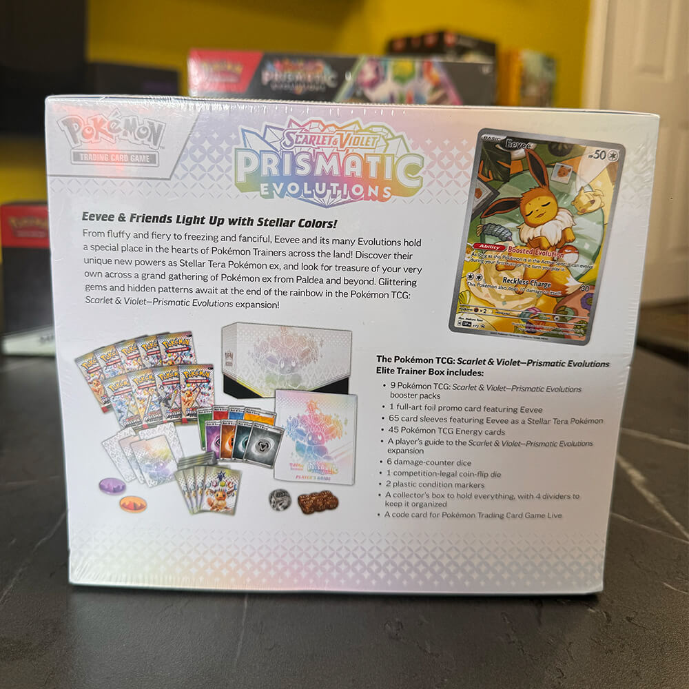 Pokémon TCG: Scarlet & Violet Prismatic Evolutions Elite Trainer Box - Image 2