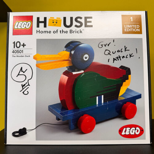 LEGO HOUSE Home of the Brick: The Wooden Duck 40501 - Signed by Jme Wheeler
